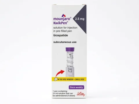 Пачка Mounjaro KwikPen 2.5 мг