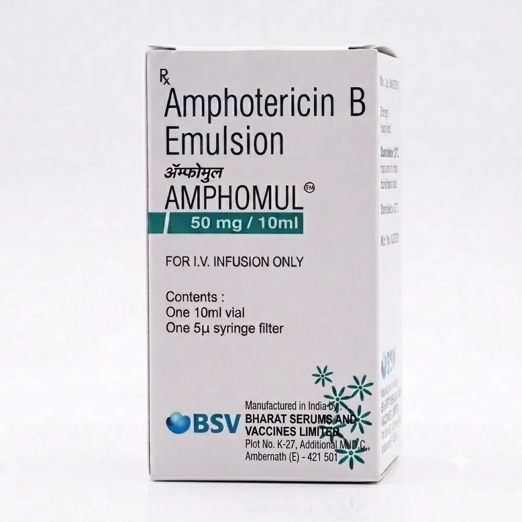 Amphomul — Amphotericin B 50 mg, 1 шт, Bharat Serums
