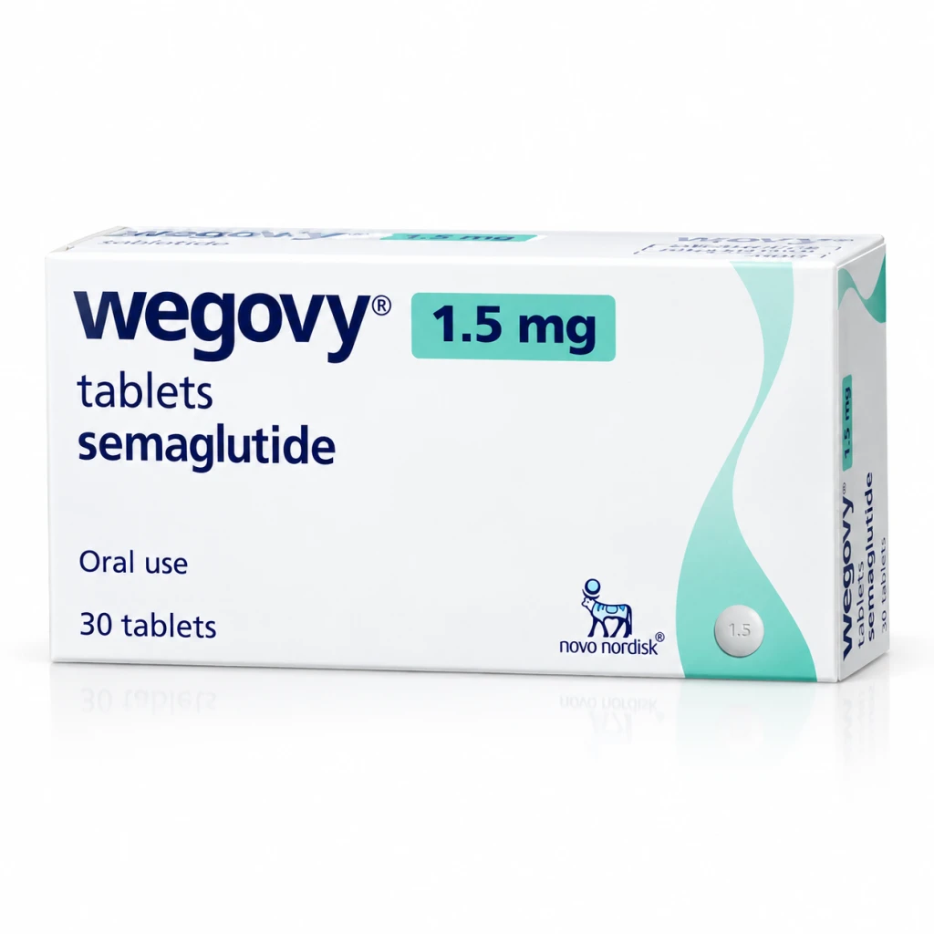 Вегови 1.5 (Wegovy 1.5) — Семаглутид 1.5 мг, 30 шт, Novo Nordisk