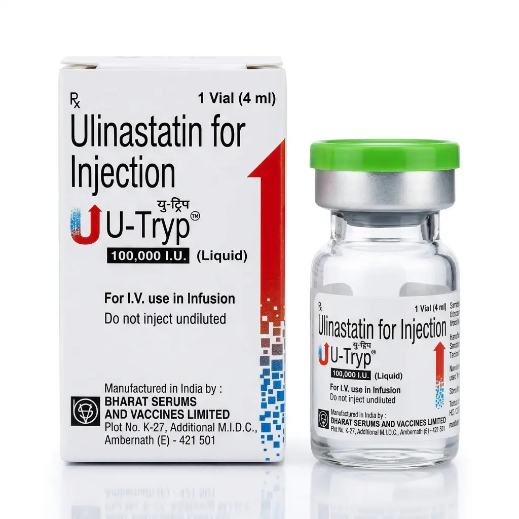 U-Tryp — Ulinastatin 100,000 I.U. / 4 ml, 1 product-page.units_short, Bharat Serums