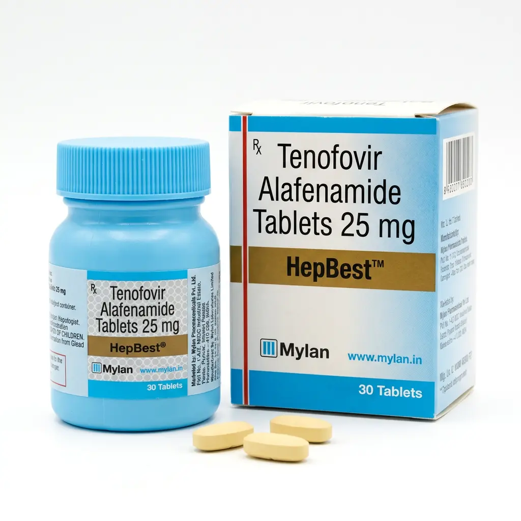 Hepbest — Tenofovir Alafenamide 25 mg, 30 product-page.units_short, Mylan