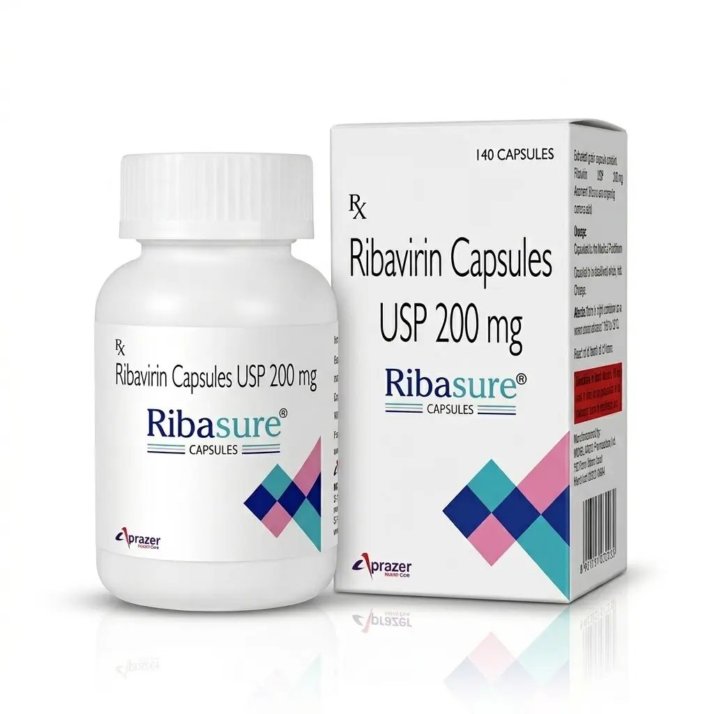 Ribasure — Ribavirin 200 mg, 140 product-page.units_short, Aprazer