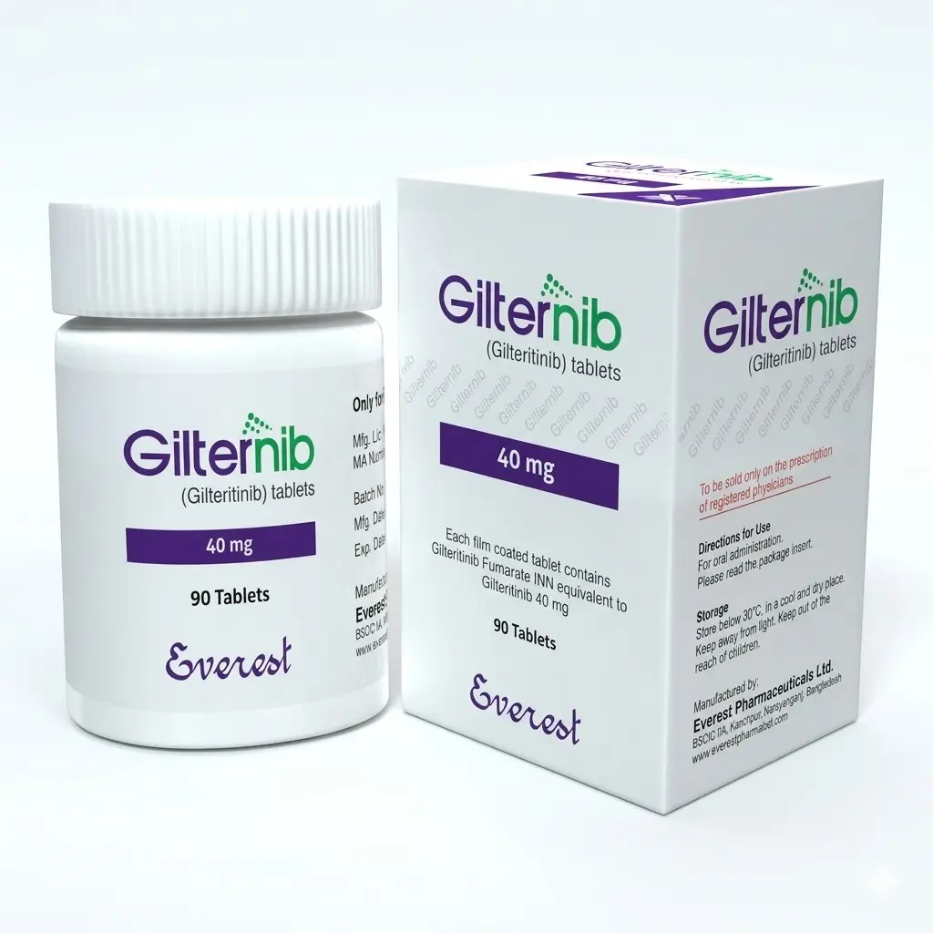 Gilternib — Gilteritinib 40 mg, 90 product-page.units_short, Everest
