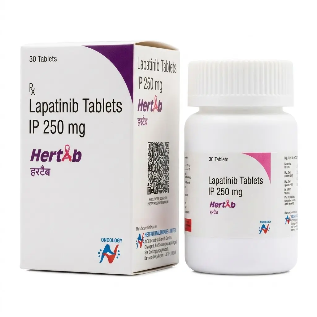Hertab — Lapatinib 250 mg, 30 product-page.units_short, Hetero
