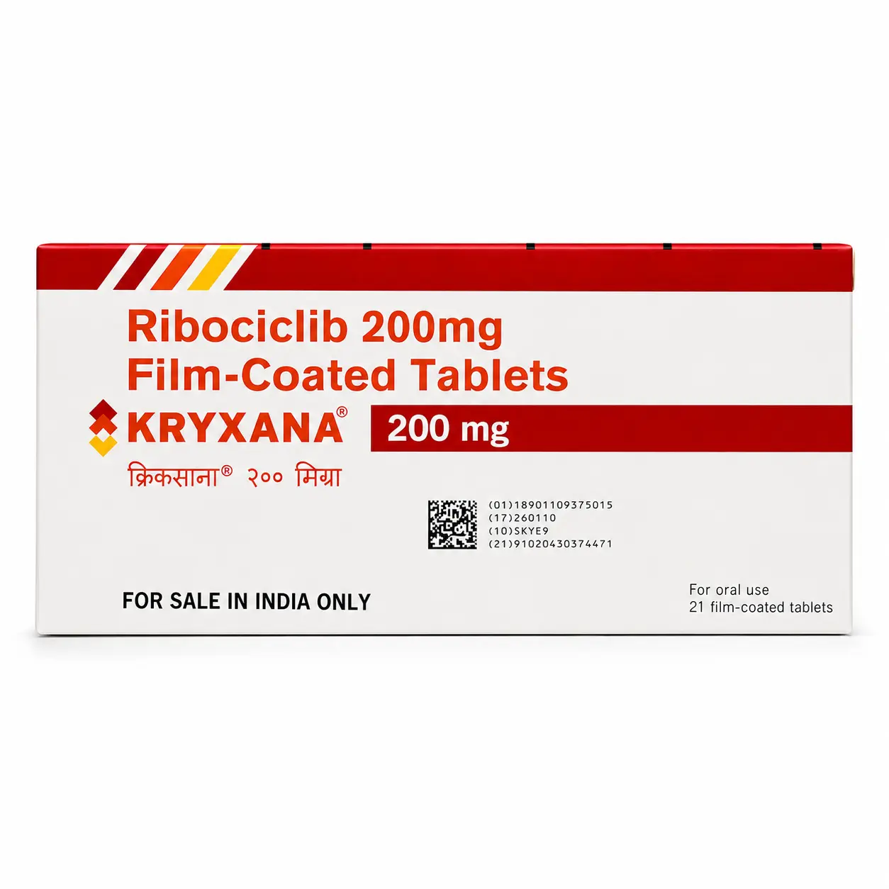 Kryxana — Ribociclib 200 mg, 21 шт, Novartis