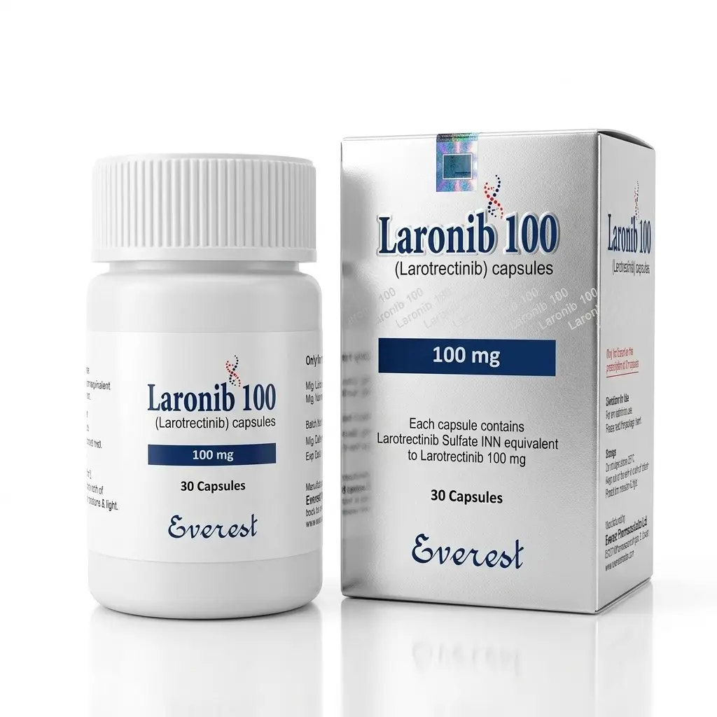 Laronib 100 — Larotrectinib 100 mg, 30 product-page.units_short, Everest