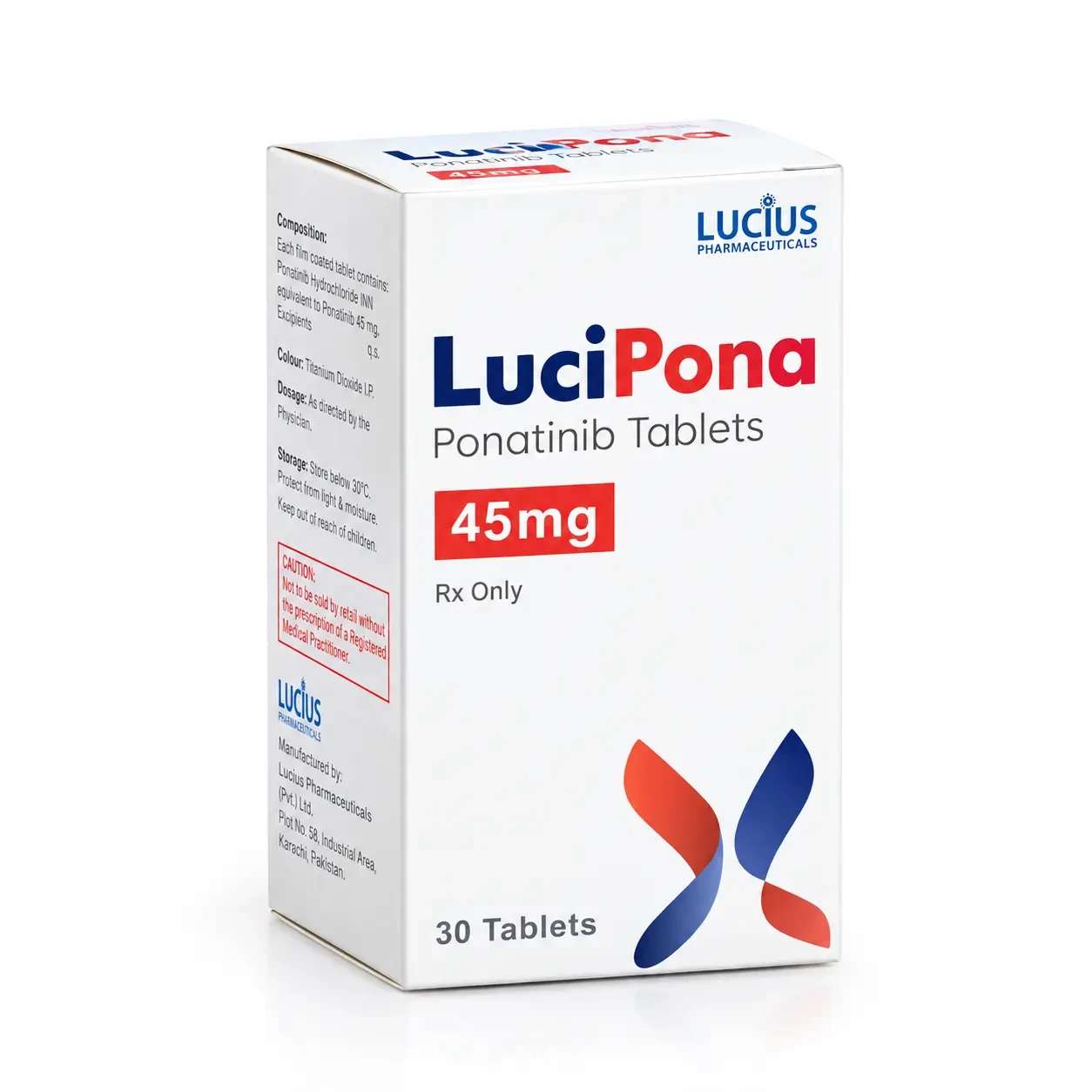 ЛюциПона 45 (LuciPona 45) — Понатиниб 45 mg, 30 шт, Lucius