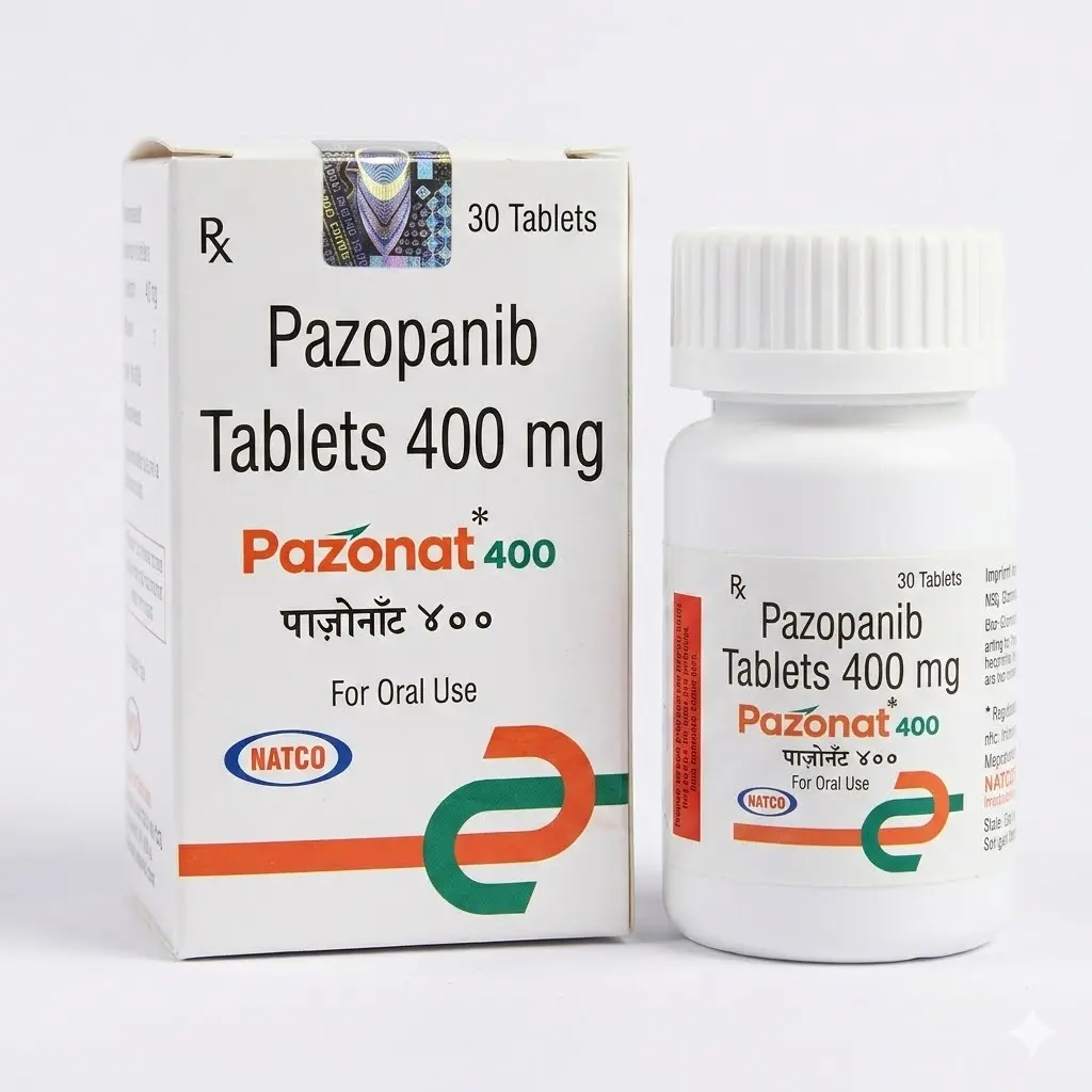 Pazonat — Pazopanib 400 mg, 30 product-page.units_short, Natco