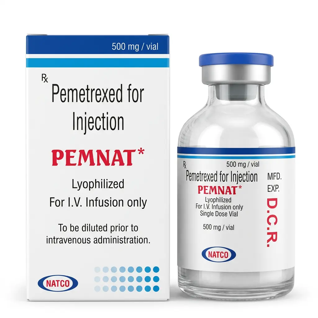 Pemnat — Pemetrexed 500 mg, 1 product-page.units_short, Natco
