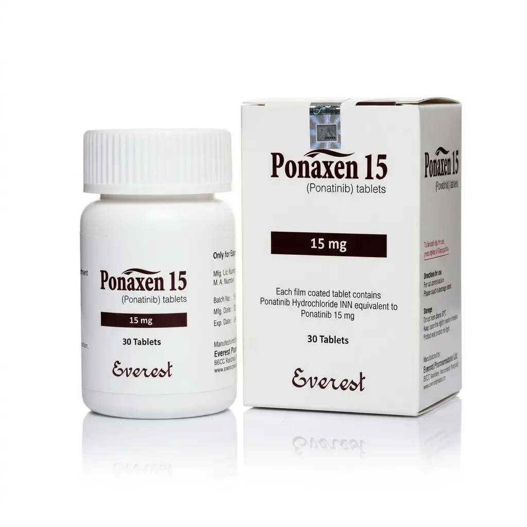 Ponaxen 15 — Ponatinib 15 mg, 30 product-page.units_short, Everest