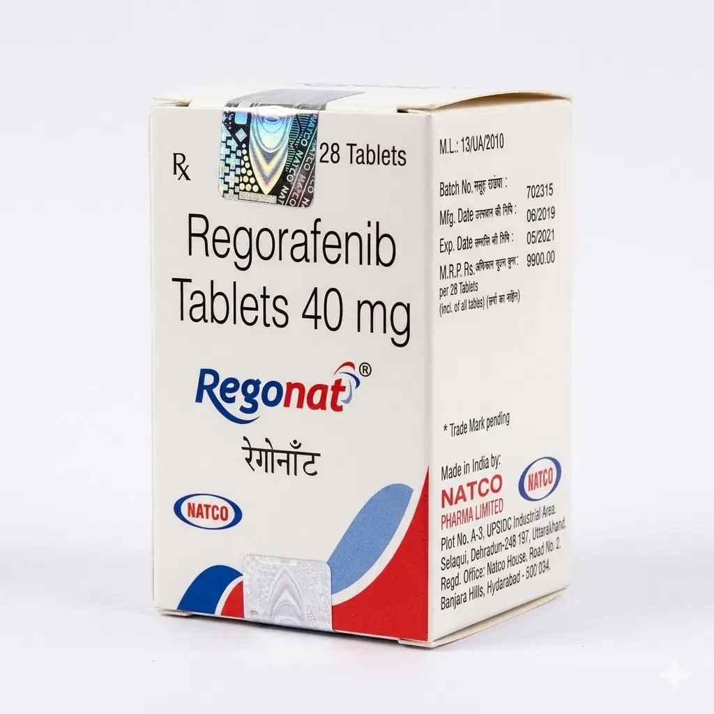 Regonat — Regorafenib 40 mg, 28 product-page.units_short, Natco