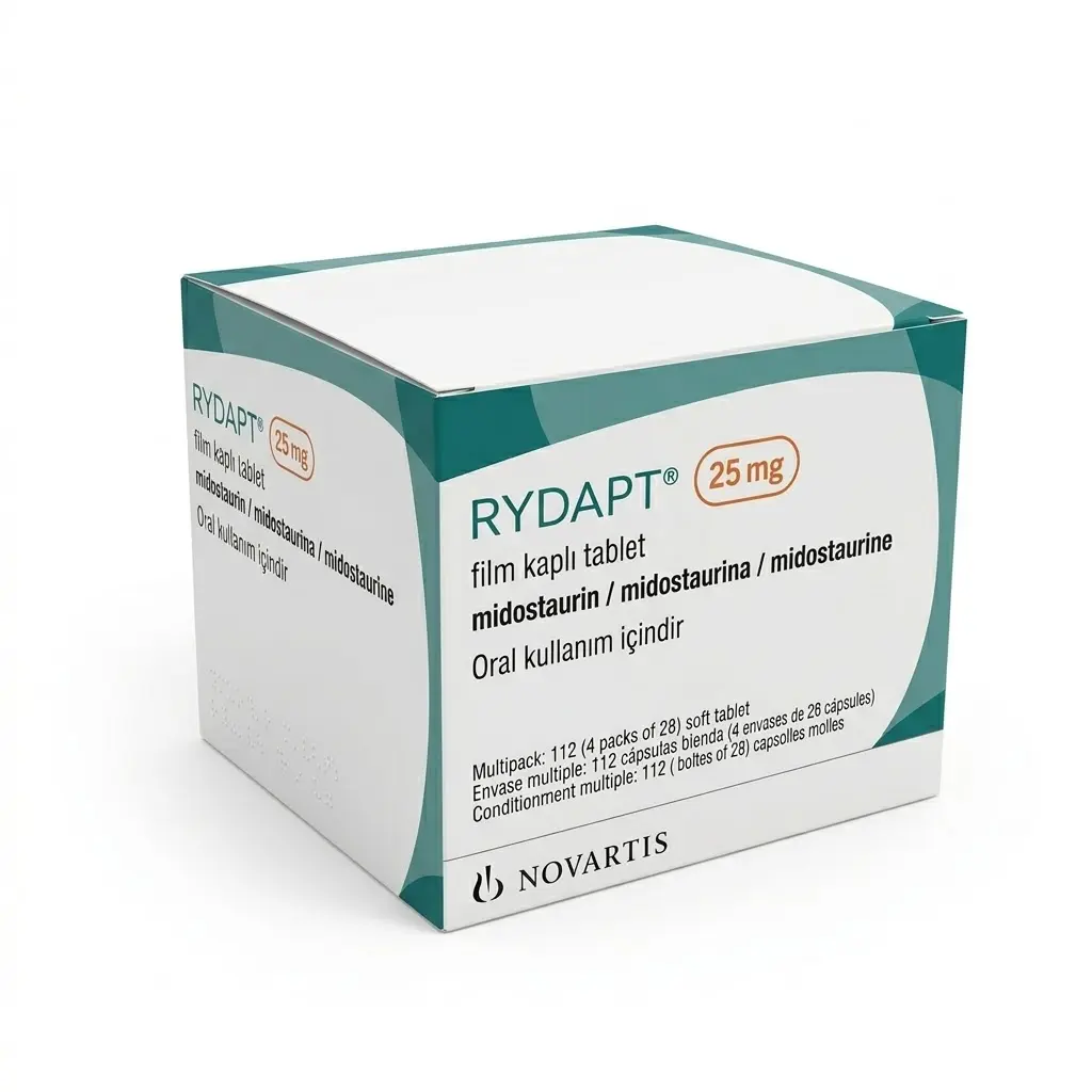 Rydapt — Midostaurin 25 mg, 112 product-page.units_short, Novartis