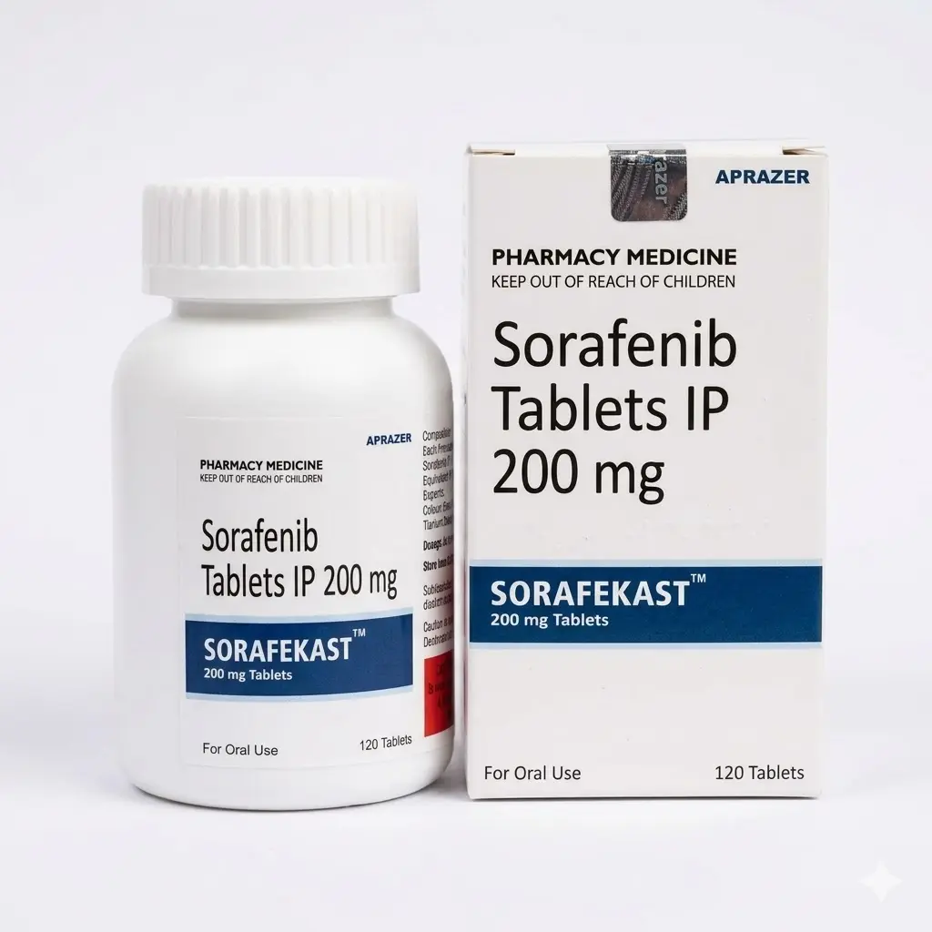 Sorafekast — Sorafenib 200 mg, 120 product-page.units_short, Aprazer