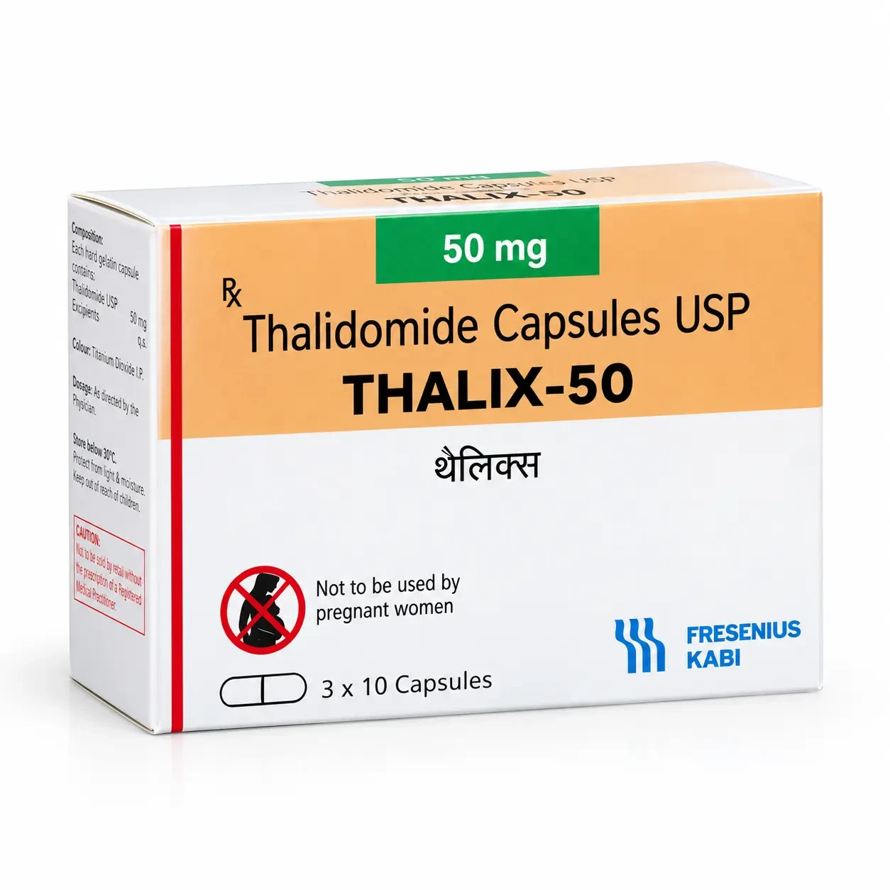Таликс 50 (Thalix 50) — Талидомид 50 mg, 30 шт, Fresenius Kabi