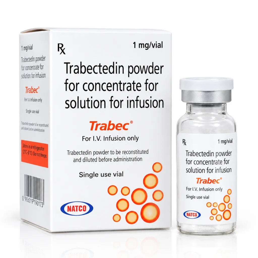 Трабек (Trabec) — Трабектедин 1 мг, 1 шт, Natco