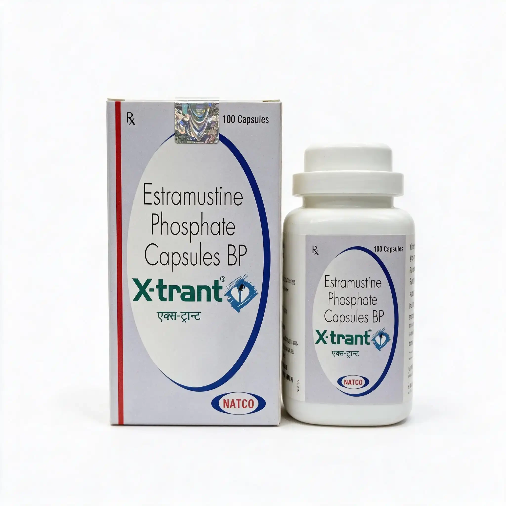 Xtrant — Estramustine phosphate 140 mg, 100 шт, Natco